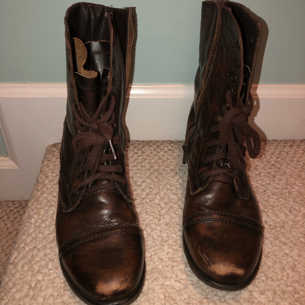 Steve Maddens Troppa Combat Boot 9.5
